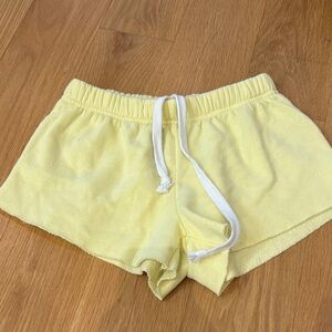 Yellow Women's Shorts